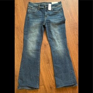 American Eagles Jeans Size 10 Kick Boot Style Stretch NWT